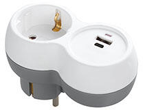 ORNO 1 Plug + 2 USB (OR-AE-13302(GS))