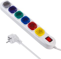 Maclean 6 Plug 1,5 m Switch (MCE509)