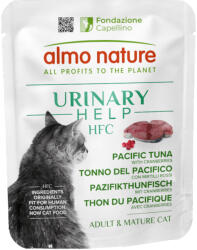 Almo Nature 24x50g Almo Nature HFC Urinary Help Csendes-óceáni tonhal & áfonya nedves macskatáp