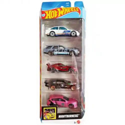 Mattel Hot Wheels kisautók 5 darabos szett - Nightburnerz (JBJ87) - morzsajatekbolt