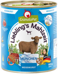 GranataPet 246x800g Granatapet Liebling's Mahlzeit City Tour München (Weißwurst) nedves kutyatáp