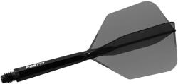 Cuesoul Fluturas si tija darts Cuesoul ROST 77, negru transparent, fluturas Big Wing si tija lunga (CS165300)