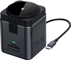 BlitzWolf Dokkolóállomás 9 az 1-ben BlitzWolf BW-TH17 + 15W töltő