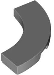 LEGO® 79393c86 - LEGO világosszürke csempe 3 x 3 méretű sarok (macaroni) (79393c86)