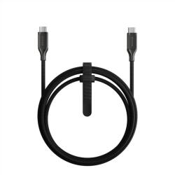 Nomad Kevlar töltő- és adatátviteli kábel, 2x USB-C, 1, 5 m, karbid (NM014964858)