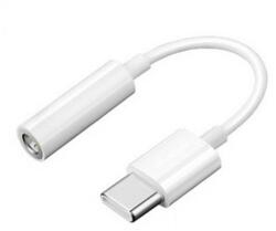ZYuuan OEM adapter, Oneplus/Huawei, audio konverter, audio adapter, USB Type C, 3, 5 mm-es jack, fehér (EarphoneAdapter-WT)