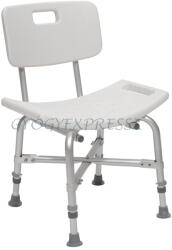  Nagy teherbírású tusolószék háttámlával 225 kg-ig (MG 28060)