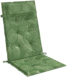 vidaXL 6 db levélmintás oxford szövet magas háttámlájú székpárna 361933 (361933)