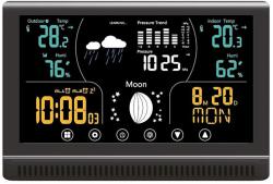 Winner Group - Meteorológiai állomásl LCD színes kijelzővel és ébresztőórával 5xAAA WINMETEOWG3 (WN0082)