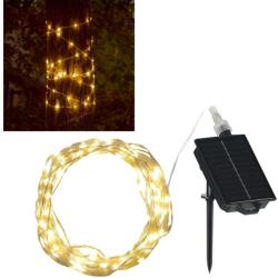 Polux LED Napelemes dekoratív lánc LED/3, 7V 1800 mAh 10 m IP44 + távirányítás 330222 (SA2309)