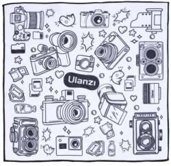 Ulanzi Invelitoare Textil 45x45cm Ulanzi C068 Alb-Negru