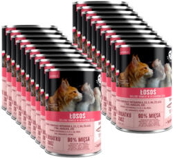 Pet Republic PetRepublic darabok lazacos mártásban (steril) 20x400g macskák számára