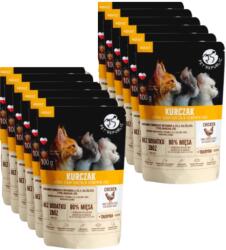Pet Republic PetRepublic finomra vágott darabok enyhe mártásban csirke 12x100g macskáknak