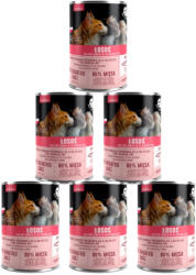 Pet Republic PetRepublic darabok lazacos mártásban (steril) 6x400g macskák számára