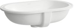 Laufen Savoy mosdótál 51x31 cm ovális alulról beépíthető fehér matt H8189467571091 (H8189467571091)