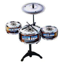  JAZZ 4 Részes Gyermek Dob Felszerelés Ütőkkel És Cintányérral