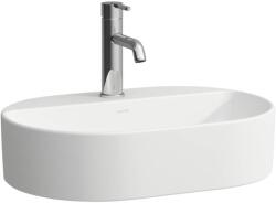 Laufen Savoy mosdótál 55x38 cm ovális mosdótálak fehér matt H8129457571041 (H8129457571041)