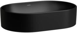 Laufen Savoy mosdótál 55x38 cm ovális mosdótálak fekete matt H8129447161091 (H8129447161091)
