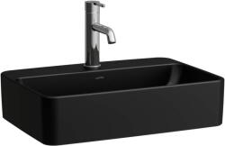 Laufen Savoy mosdótál 55x38 cm négyszögletes mosdótálak fekete matt H8169457161041 (H8169457161041)