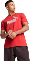 PUMA Póló Puma United Tee, Piros, Férfiak S vörös