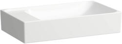 Laufen Meda porcelán kézmosó 60x35 cm csaplyuk és túlfolyó nélkül, LCC bevonattal, balos/fehér H8121134001121 (H8121134001121)