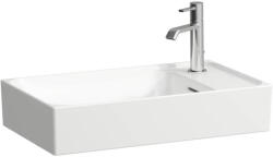 Laufen Meda porcelán kézmosó 60x35 cm csaplyukkal és túlfolyó nélkül, jobbos/matt fehér H8121137571141 (H8121137571141)