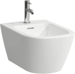 Laufen Meda porcelán fali bidé csaplyukkal, fehér H8301100003021 (H8301100003021)