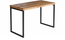 Invicta Interior Invicta Elements Sheesham Tömörfa Íróasztal Rózsafa Fekete Fém (KHM-38606)