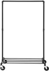 SONGMICS Industrial Fém Ruhaállvány Kerekekkel Fekete HSR61BK (EUZ-HSR61BKV1)