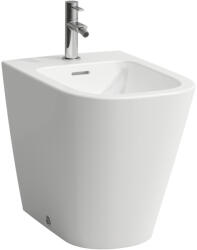 Laufen Meda falhoz illeszthető álló porcelán bidé csaplyukkal, fehér H8321110003021 (H8321110003021)