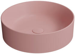 SAPHO Gsi Kube X pultra szerelhető kerámia mosdótál 45 cm, matt rózsaszín 942724 (942724)