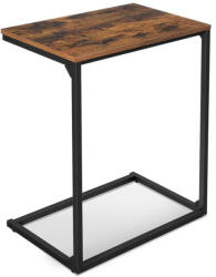 VASAGLE Ipari Stílusú Kisasztal Rusztikus Barna-Fekete (EUZ-LNT52BX) - prodis