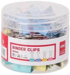 Bluering Binder csipesz DELI 19 mm színes 40 darabos (DEL08555)