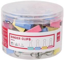 Bluering Binder csipesz DELI 25 mm színes 48 darabos (DEL08554) - tonerpiac