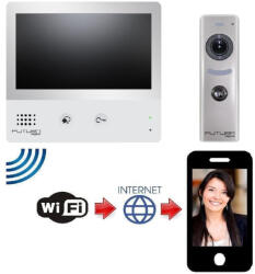 Futura Digital Színes WIFI-s videó kaputelefon szett 7 col FUTURA. KESKENY kültéri. VDK-471/616C (VDK-47116)