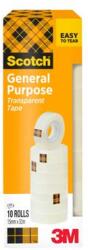 3M Ragasztószalag, 15 mm x 33 m, 3M SCOTCH, átlátszó (7100336226) - kellekanyagonline
