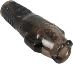 STROKER - szívó, rezgő maszturbátor (szürke) - szexshop