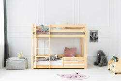 Adeko Pat de copii supraetajat Mila Classic cu barieră - natural