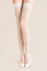 Gabriella Dres autoportant Classic 15DEN alb, XS/S