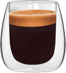 Bialetti Verona duplafalú üveg csésze 80 ml, 2 db (DBW014)