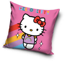 Hello Kitty Rainbow párnahuzat 40x40 cm Velúr - lord