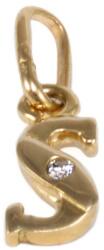 Ékszershop Köves S betű arany medál (1315349)