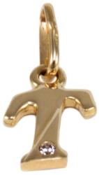 Ékszershop Köves T betű arany medál (1315344)
