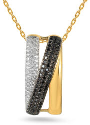 Heratis Forever Briliáns medál fekete gyémántokkal, 9K IZBR824PHR