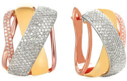 Heratis Forever Arany fülbevaló brilliánsokkal 1, 120 ct IZBR123N