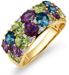  Gyémánt gyűrű drágakövekkel 3.450 ct KU1679