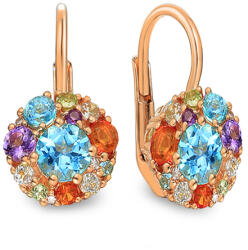 Heratis Forever Exkluzív fülbevaló 2, 44 ct-os drágakövekkel, rózsaszín arany IZBR822NN