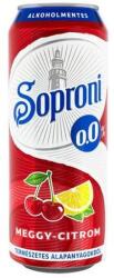 Soproni Alkoholmentes sör SOPRONI meggy-citrom 0, 0% 500 ml DRS (C63761) - fotoland
