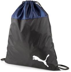 PUMA teamGOAL uniszex tornazsák, peacoat-fekete-fehér, S22 (07685306)