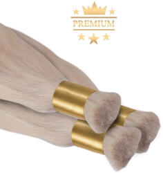 HairExtensionShop Prémium Natúr Póthaj Platinaszőke Super Duble Drawn 50cm (Szín #613) (VB-SDD-BLC-50613)